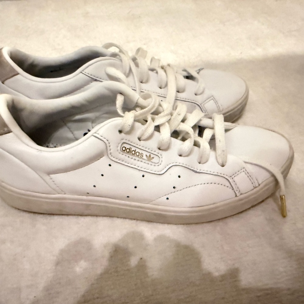 Adidas Classic White Leather Sneakers